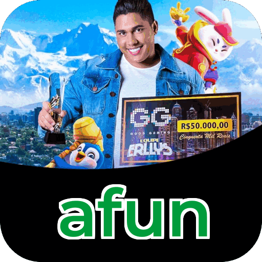 Plataforma afun mostrando interface moderna, jogos certificados e recursos de segurança licenciados