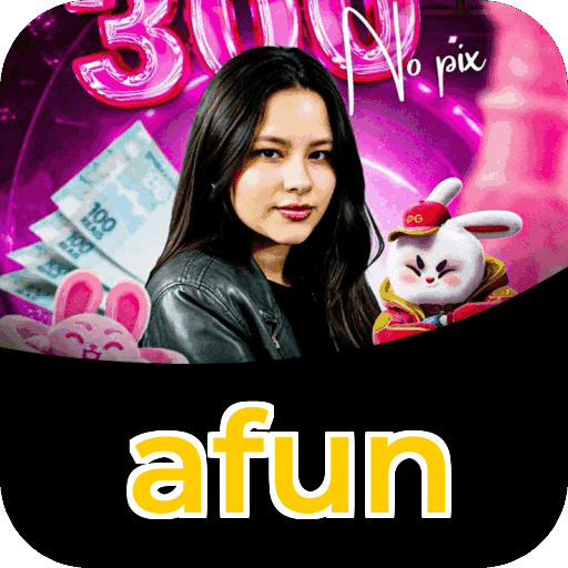 Interface do aplicativo afun mostrando jogos disponíveis no iOS e Android